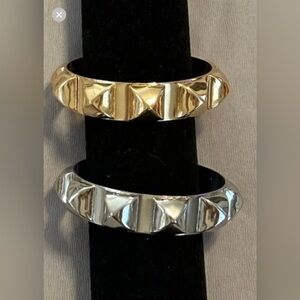 Lane Bryant Gold and Silver Cuff Bracelets